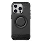 For iPhone 15 Pro Max Skin Feel Frosted TPU Phone Case(Black) - 1