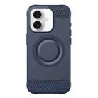 For iPhone 16 Skin Feel Frosted TPU Phone Case(Blue) - 1