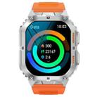 LEMFO K61 Pro 1.96 inch BT5.0 Sport Smart Watch, Support Bluetooth Call / Sleep / Blood Oxygen / Heart Rate / Blood Pressure Health Monitor(Orange) - 2