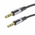 Borofone BL19 AUX Creator Audio Cable, 3.5mm to 3.5mm Cable(Black) - 1