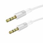 Borofone BL19 AUX Creator Audio Cable, 3.5mm to 3.5mm Cable(White) - 1
