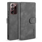 For Samsung Galaxy Note20 Ultra DG.MING Retro Oil Side Horizontal Flip Case with Holder & Card Slots & Wallet(Gray) - 1