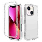 For iPhone 14 / 13 Clear TPU Hybrid PC Shockproof Phone Case(Transparent) - 1