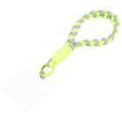 Mobile Phone Anti-lost Braided Short Lanyard(Green + Grey) - 1