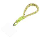 Mobile Phone Anti-lost Braided Short Lanyard(Green + Brown) - 1