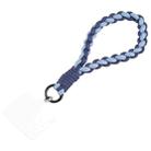 Universal Phone Anti-lost Braided Short Lanyard(Dark Blue + Light Blue) - 1