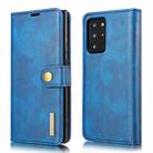 For Samsung Galaxy Note20 Ultra DG.MING Crazy Horse Texture Flip Detachable Magnetic Leather Case with Holder & Card Slots & Wallet (Blue) - 1