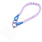 Universal Phone Anti-lost Braided Knotted Short Lanyard(Purple) - 1