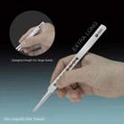 2UUL Non-magnetic Stainless Stencil Tweezers with Holes, Model:TW21 - 2