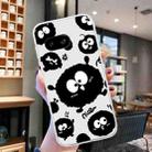 For Google Pixel 7a Colored Drawing Pattern Transparent TPU Phone Case(Black Eye) - 2