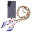 Mobile Phone Anti-lost Silk Scarf Full Coverage Long Lanyard(Blue) - 1