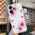 For Xiaomi Redmi 13 4G Colored Drawing Pattern Transparent TPU Phone Case(Sakura) - 2