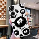 For Xiaomi Redmi 13 4G Colored Drawing Pattern Transparent TPU Phone Case(Black Eye) - 2