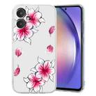 For Xiaomi Redmi 13C Colored Drawing Pattern Transparent TPU Phone Case(Sakura) - 1