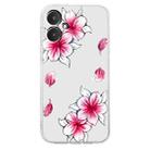 For Xiaomi Redmi 13C Colored Drawing Pattern Transparent TPU Phone Case(Sakura) - 3