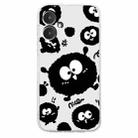 For Xiaomi Redmi 13C Colored Drawing Pattern Transparent TPU Phone Case(Black Eye) - 3