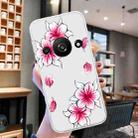 For Xiaomi Redmi A3 Colored Drawing Pattern Transparent TPU Phone Case(Sakura) - 2