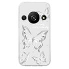 For Xiaomi Redmi A3 Colored Drawing Pattern Transparent TPU Phone Case(Butterflies) - 3