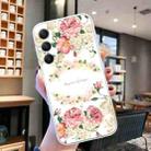 For Samsung Galaxy A05s Colored Drawing Pattern Transparent TPU Phone Case(Rose) - 2
