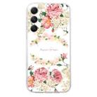 For Samsung Galaxy S23 FE 5G Colored Drawing Pattern Transparent TPU Phone Case(Rose) - 3