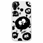 For Samsung Galaxy S23 Ultra 5G Colored Drawing Pattern Transparent TPU Phone Case(Black Eye) - 3