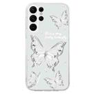 For Samsung Galaxy S24 Ultra 5G Colored Drawing Pattern Transparent TPU Phone Case(Butterflies) - 3