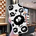 For iPhone SE 2022 / SE 2020 / 8 / 7 Colored Drawing Pattern Transparent TPU Phone Case(Black Eye) - 2