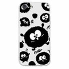 For iPhone SE 2022 / SE 2020 / 8 / 7 Colored Drawing Pattern Transparent TPU Phone Case(Black Eye) - 3