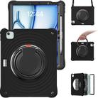 For iPad Air 13 2025 / 2024 Rotation Handle Holder Silicone Hybrid PC Tablet Case(Black) - 2
