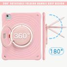 For iPad Air 13 2025 / 2024 Rotation Handle Holder Silicone Hybrid PC Tablet Case(Pink) - 3