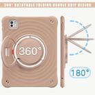 For iPad Pro 11 2024 Rotation Handle Holder Silicone Hybrid PC Tablet Case(Light Coffee) - 3