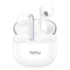TOTU BE-7-TWS Bluetooth 5.3 Wireless Earphones(White) - 1