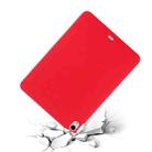 For iPad Air 13 2024 Pure Color Liquid Silicone Shockproof Tablet Case(Red) - 3