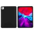 For iPad Pro 13 2024 Pure Color Liquid Silicone Shockproof Tablet Case(Black) - 2