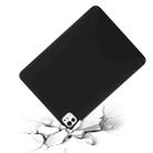 For iPad Pro 13 2024 Pure Color Liquid Silicone Shockproof Tablet Case(Black) - 3