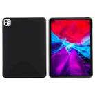 For iPad Pro 11 2024 Pure Color Liquid Silicone Shockproof Tablet Case(Black) - 2