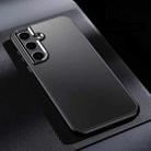 For Samsung Galaxy S24 5G SULADA Skin Feel Matte Shockproof Phone Case(Black) - 1