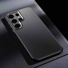 For Samsung Galaxy S24 Ultra 5G 5G SULADA Skin Feel Matte Shockproof Phone Case(Black) - 1