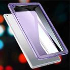 For iPad 10.2 2021 / 2020 / 2019 Clear TPU Tablet Case(Purple) - 2