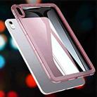 For iPad mini 6 Clear Acrylic Hybrid TPU Tablet Case(Pink) - 2