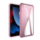 For iPad mini 5 / 4 / 3 / 2 Clear Acrylic Hybrid TPU Tablet Case(Pink) - 1