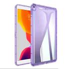 For iPad Air 3 10.5 2019 Clear Acrylic Hybrid TPU Tablet Case(Purple) - 1