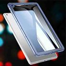 For iPad Air / Air 2 / 9.7 2018 Clear Acrylic Hybrid TPU Tablet Case(Blue) - 2