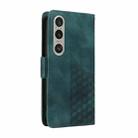 For Sony Xperia 1 VI Embossed Rhombus Starry Leather Phone Case(Green) - 3