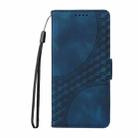 For Sony Xperia 1 VI Embossed Rhombus Starry Leather Phone Case(Blue) - 2