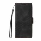 For Sony Xperia 1 VI Embossed Rhombus Starry Leather Phone Case(Black) - 2