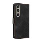 For Sony Xperia 1 VI Embossed Rhombus Starry Leather Phone Case(Black) - 3