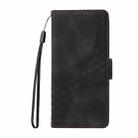 For Sony Xperia 1 V Embossed Rhombus Starry Leather Phone Case(Black) - 2