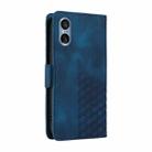 For Sony Xperia 5 V Embossed Rhombus Starry Leather Phone Case(Blue) - 3