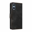 For Sony Xperia 5 V Embossed Rhombus Starry Leather Phone Case(Black) - 3